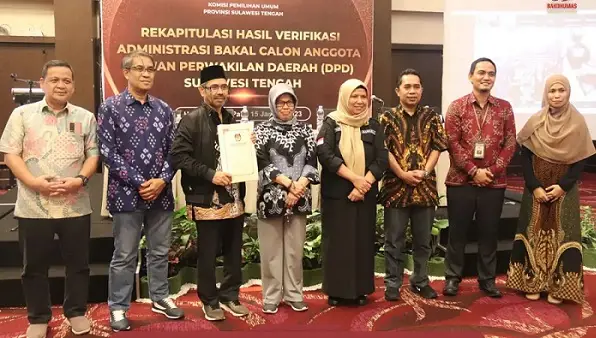 KPU Sulteng Sebut Verifikasi Adminitrasi Tak Mudah, Baru 14 Bacalon DPD Penuhi Syarat