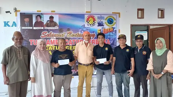 Seri 1 Hari Dharma Samudera,  Ferdi Wuner Juarai Turnamen Catur Piala Percasi Tatanga 2023  