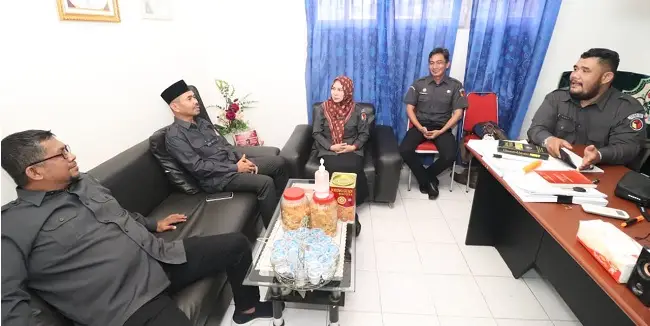 Sidak Bawaslu Sulteng Hari Pertama Kerja 2023, Ketua Bawaslu Sigi Absen, Ini Penyebabnya