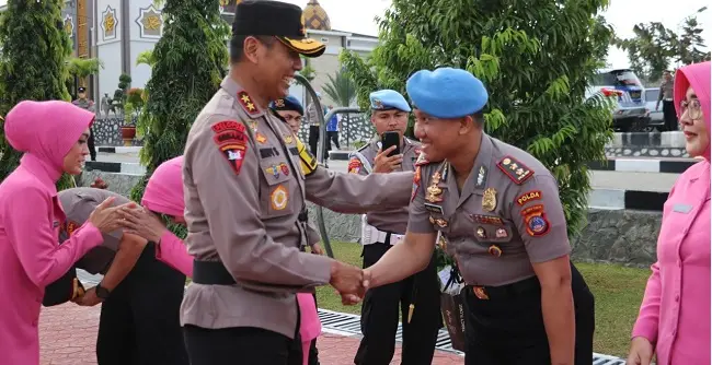 Awal tahun 2023, 711 Personel Polda Sulteng Peroleh Kenaikan Pangkat