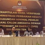 KPU Sulteng Mulai Verifikasi Faktual Dukungan Bacalon DPD