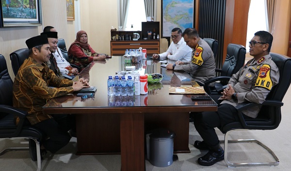 Silaturahmi Bawaslu Jelang Pemilu 2024, Kapolda Sulteng Siap Perkuat Sinergitas