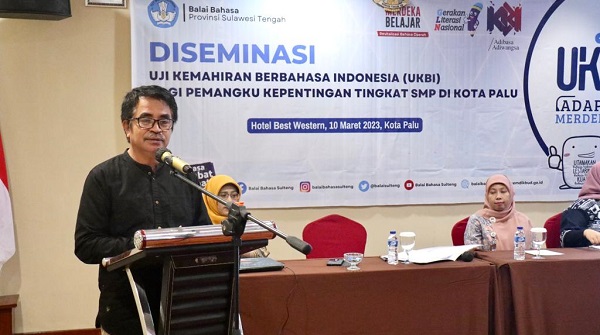 Balai Bahasa Sulteng Laksanakan Diseminasi UKBI Adaptif Merdeka di Palu