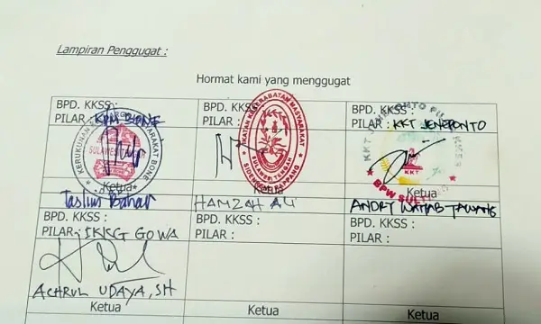 Hasil Muswil KKSS Sulteng di Luwuk Banggai Digugat 23 Pemilik Suara