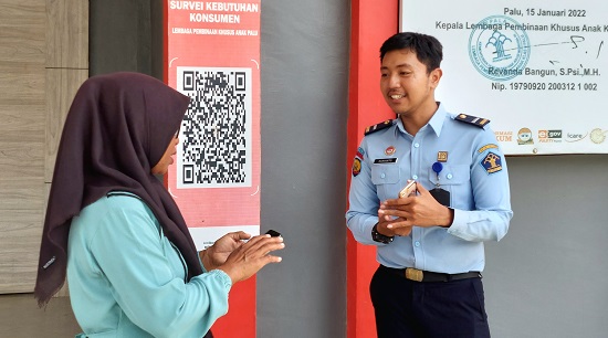 LPKA Palu Beri Akses Masyarakat Masukkan Kritik dan Saran Melalui Survei