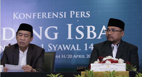 Pemerintah Tetapkan 1 Syawal 1444H Jatuh pada 22 April 2023