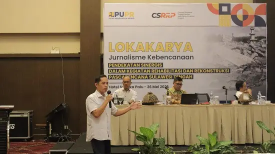 Kementerian PUPR Gelar Lokakarya Jurnalisme Kebencanaan, Satgas: Ini Bisa Terbangun Sinergitas