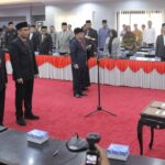 Lima Pejabat Eselon II Pemprov Sulteng Dilantik, Adiman Jabat Karo Hukum 