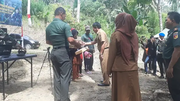 TNI-AD Manunggal Air Bersih 2023 dan Penurunan Stunting Dicanangkan di Tegalrejo Poso