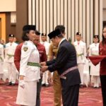 Wagub Ma’mun Resmi Kukuhkan Anggota Paskibraka Sulteng 2023