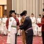 Wagub Ma’mun Resmi Kukuhkan Anggota Paskibraka Sulteng 2023