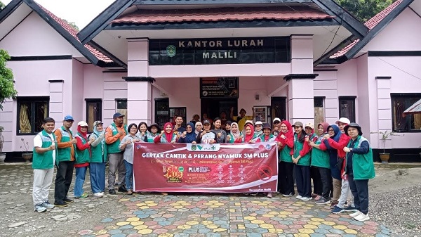 PT Vale Sinergi Pemda Lutim Berantas Sarang Nyamuk di Area Pemberdayaan