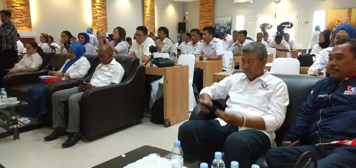 Konsolidasi Perindo Kota Palu, Ketua II Bappilu DPP: Kader Partai Harus Miliki Militansi