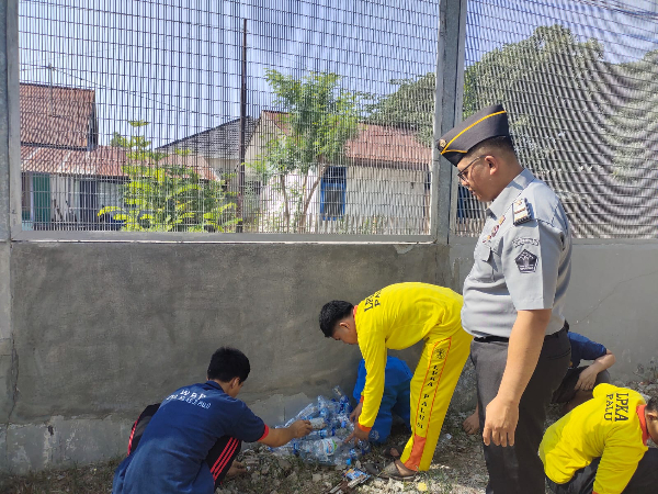 Praktik Pengolahan Limbah, Anak Binaan LPKA Palu Dibekali Soft Skill