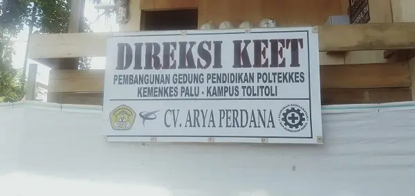 Proyek Gedung Akper Tolitoli Rp11 Miliar Terancam Terlambat