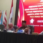 KPU Sulteng Ingatkan Caleg Serahkan Pengunduran Diri