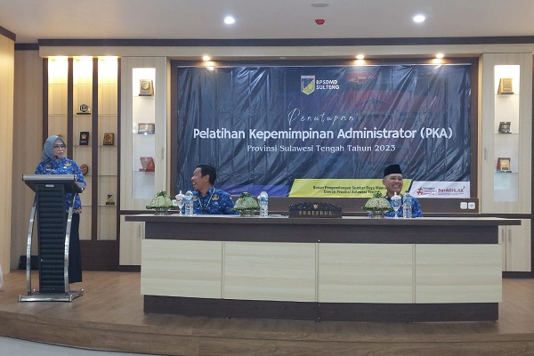 Pelatihan Kepemimpinan Administrator XV, Sekdaprov Sulteng : BPSDM Pabrik Inovasi