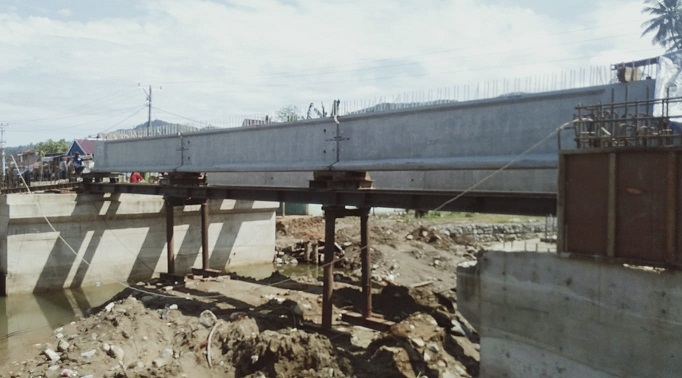 Timbunan Oprit Jembatan Dikerjakan TMJ di Tolitoli Rp17 Miliar, Diduga Melanggar Spek, PPK 1.3 Abai