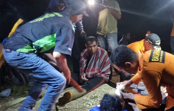 2 Petani Pencari Pohon Gaharu yang Tersesat di Hutan Ondolu Banggai Ditemukan Selamat