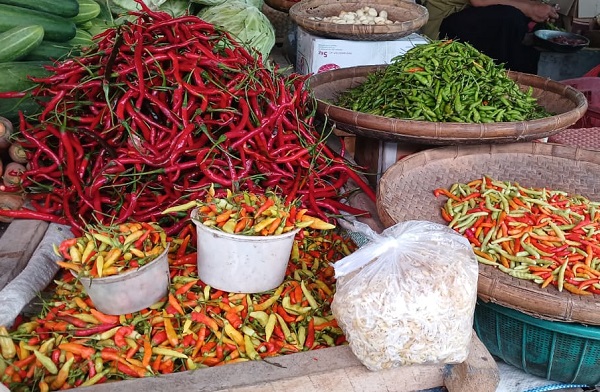 Awal Tahun 2024 Harga Cabai di Parimo Turun, Harga Tomat Melonjak