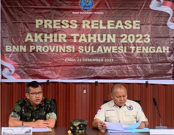 Kepala BNNP Sulteng: Puluhan Pilot Jalani Tes Urin Menghadapi Mudik Nataru