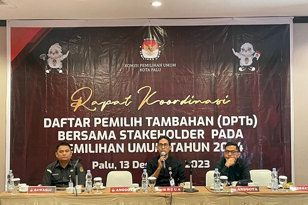 Pastikan Hak Pilih Anak Binaan, Kepala LPKA Palu Hadiri Rakor DPTb KPU Kota Palu