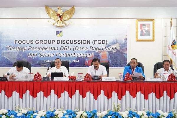 Pemprov Sulteng Diskusikan Strategi Tingkatkan DBH Pertambangan