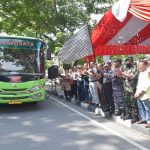 Pemprov Sulteng Lepas 12 Bus Mudik Gratis Nataru 2024