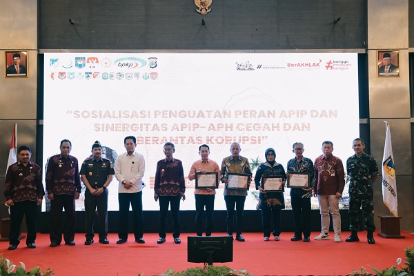 Penyelesaian Tindaklanjut APIP Inspektorat 2023, Empat Daerah di Sulteng Peroleh Penghargaan