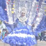 Puluhan Pelajar Tampil Atraktif di Fashion Karnaval Festival Teluk Tomini Parimo