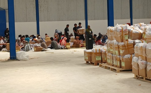 KPU Parimo Telah Menyortir dan Melipat Lebih 750 Ribu Surat Suara Pemilu 2024