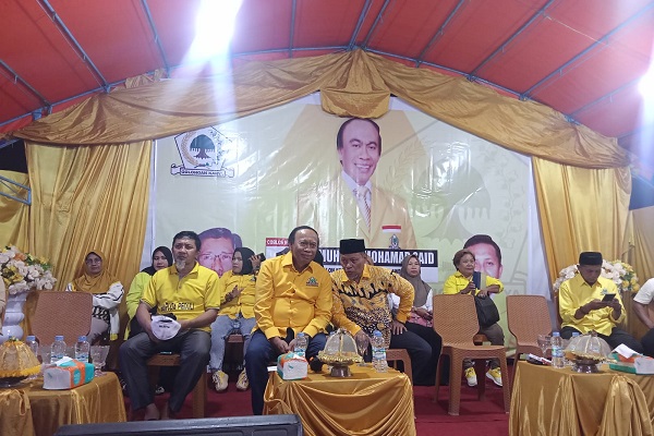 Kampanye di Touna Dipadati Warga, Muhidin Said: Optimisme Golkar Akan Pimpin Daerah Ini