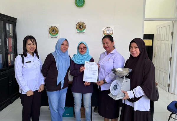 LPKA Palu Kantongi Sertifkat Timbangan BAMA dari Disperindag