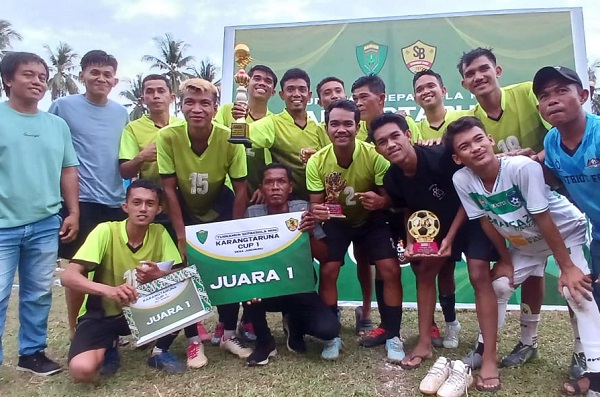 Patriot Bambalemo FC Juarai Turnamen Bola Mini Karang Taruna Cup I Desa Jononunu Parimo
