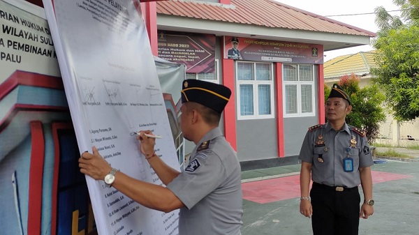 Penandatanganan Pakta Integritas dan Maklumat Pelayanan, Kepala LPKA Palu: Mempertegas Janji