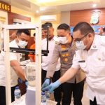 Polres Parimo Musnahkan Ratusan Gram Sabu, Babuk Hasil Pengungkapan di Lambunu