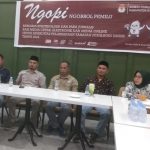 Wajah Baru Komisioner KPU Sigi Diperkenalkan di Ngopi Ngobrol Pemilu