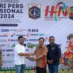 PWI Sulteng Serahkan Pohon ke Pengelola Ancol untuk Penghijauan