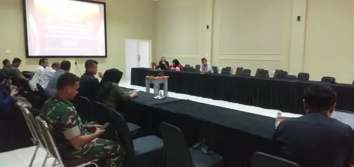 Rakor Pembersihan Alat Peraga Kampanye di Masa Tenang Minim Peserta