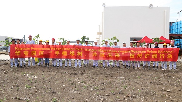 Ciptakan Lingkungan Industri Hijau, Huabao Tanam 100 Pohon di PLTU