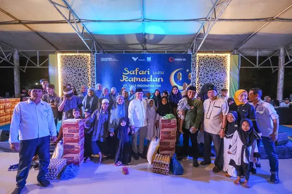 Dukung Program Amaliah Ramadan, PT Vale Bagikan Bingkisan ke 500 Anak Yatim dan 100 Panti Asuhan