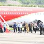 Tiba di Bandara Luwuk, Presiden Jokowi Langsung Bertolak ke Bangkep Resmikan IJD