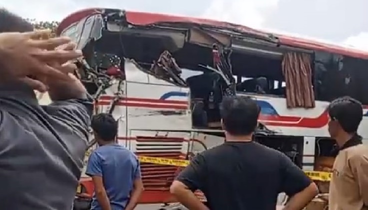 Bus Borlindo Tujuan Palu Mengalami Kecelakaan di Desa Kasano Pasangkayu, 4 Meninggal Dunia