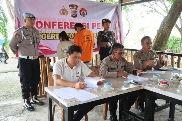 Dua Terduga Pengedar Sabu di Touna Dibekuk Polisi, Terancam 20 Tahun Penjara