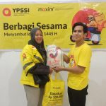 Maxim Palu Berikan Bantuan Pengganti THR untuk Mitra Driver