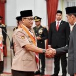 Presiden Jokowi Kukuhkan Pengurus Kwarnas Pramuka 2023-2028