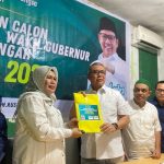 Serahkan Formulir Pendaftaran ke PKB Sulteng, Ahmad Ali: Momen Tepat Memimpin Daerah Ini