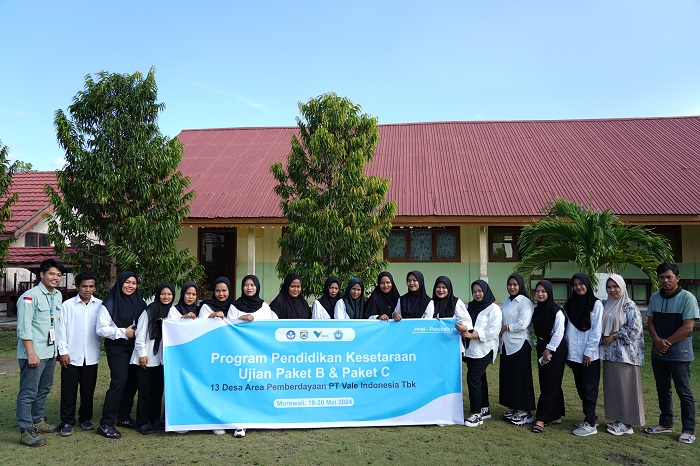 82 Peserta Program Pendidikan Kesetaraan PT Vale IGP Morowali Ikuti Ujian Akhir