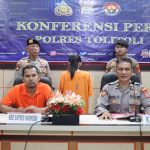 Kurir Sabu Jaringan Tarakan-Palu Dibekuk di Tolitoli, 1 Kg lebih Sabu Diamankan