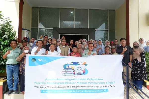 PT Vale Dorong Peningkatan Kualitas Pendidikan Generasi Muda Loeha Raya Melalui Bimbel